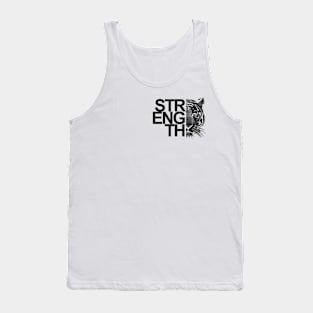 tiger strength motiv Tank Top